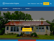 Tablet Screenshot of preservationvirginia.org